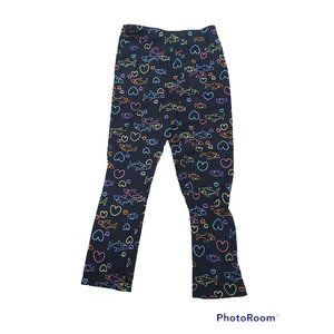 Pinkfong Baby Shark Colorful Girls Leggings  Size 5T Nickelodeon